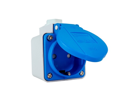 [41209] Super Schuko sähköauton latauspistorasia pinta IP54