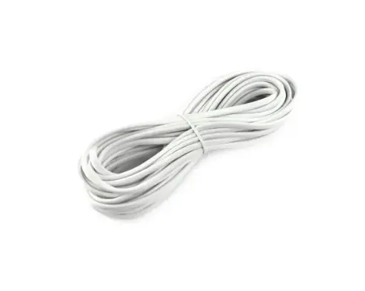 [41613] Asennuskaapeli MSO 2x0,75 N 5 m valkoinen