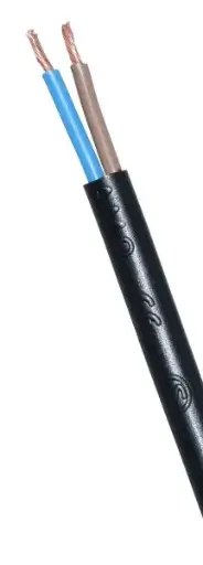 [41631] Asennuskaapeli MSOY 2x0,75 10 m musta