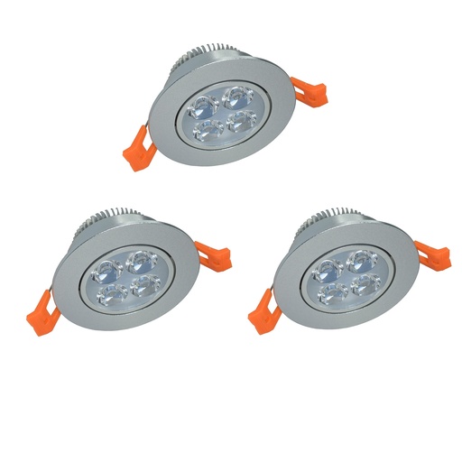 [41938] Alasvalosarja SPOTTI himmennettävä 3x280 lm 3000K teräs