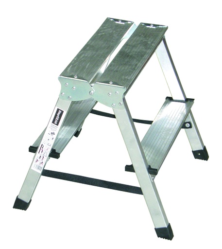 [52122] Työpukki 2 askelmaa alumiinia 175x370 mm 433 mm