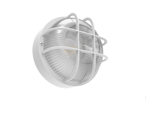 [66002] Laivavalaisin pyöreä E27 IP44 valkoinen