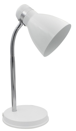 [84002] Pöytävalaisin OPPI E27 valkoinen