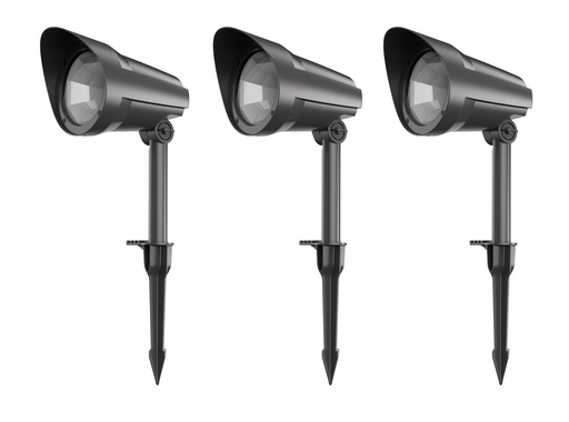 [87033] Ulkovalosarja ILTA spotti 3-os 3x130 lm IP44 musta