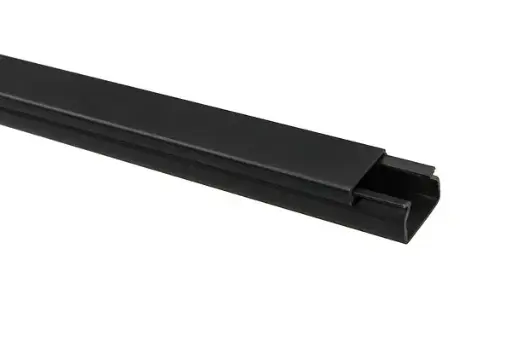 [91437] Asennuskanava 10x15x2000 mm tarralla musta