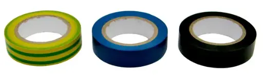 [92600] Sähköteippi musta, sininen, kelta-vihreä