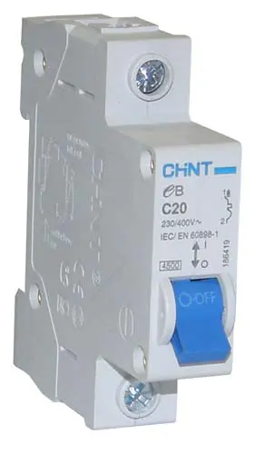 [93220] Johdonsuoja-automaatti 20A 1-napainen C-käyrä irto