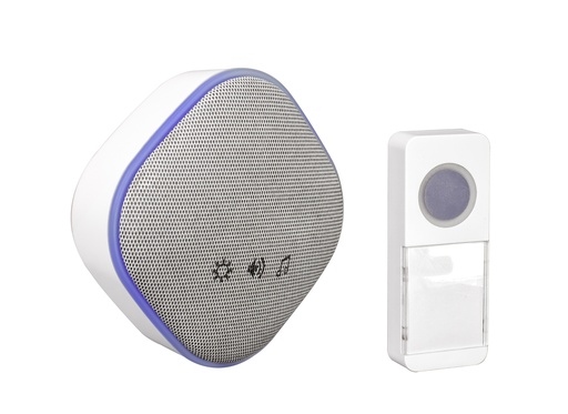 [99413] Ovikello langaton paristokäyttöinen 3xAA valkoinen