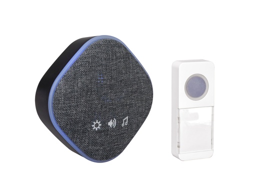 [984142] Ovikello langaton 230V musta