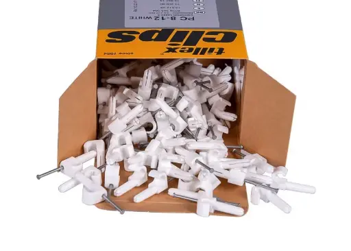 [1345115] Naulakiinnike Tillex PC 8-12 2x35 valkoinen 100 kpl