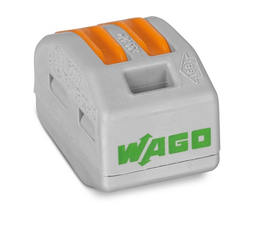 [222-412] Wago rasialiitin 2-napainen 0.08-4 mm² 10 kpl