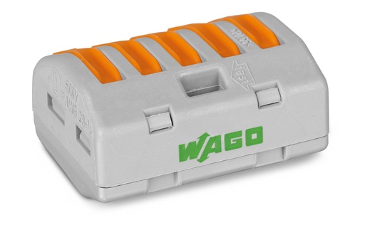 [222-415] Wago rasialiitin 5-napainen 0.08-4 mm² 5 kpl