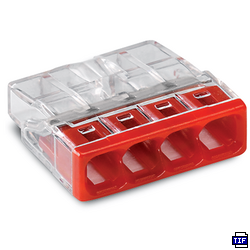 [2273-204] Wago rasialiitin 4-napainen 0.5-2.5 mm² 100 kpl