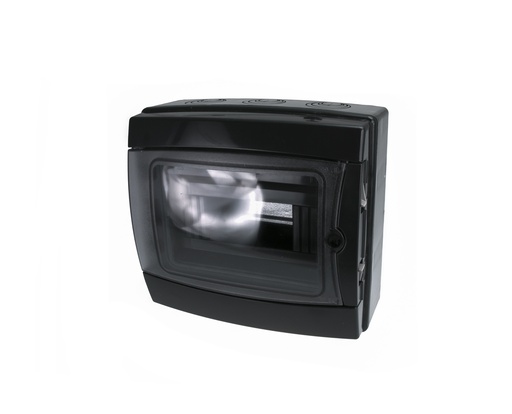 [3908TNNL] Moduulikotelo pinta 8 moduulia musta IP65 Famatel