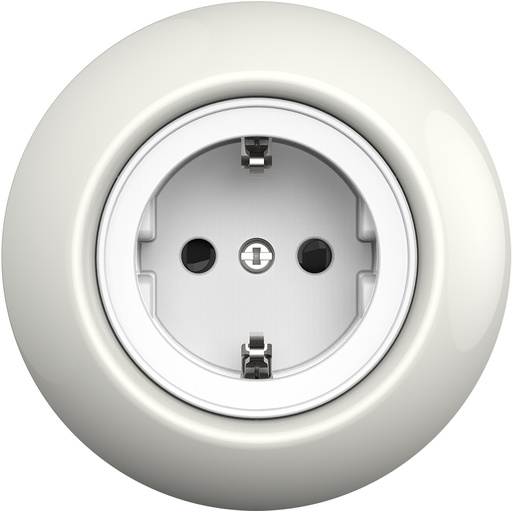[WDE006877] Pistorasia Schneider Renova 1-os uppo valkoinen IP21 