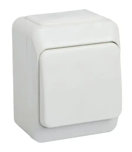 [WDE007721] Kytkin Schneider Artic 6 (vaihto) pinta IP44 valkoinen