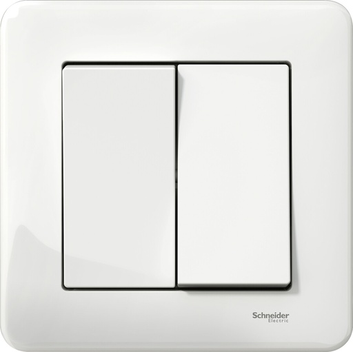 [WDE008217] Kytkin Schneider Exxact 5 kruunu uppo valkoinen