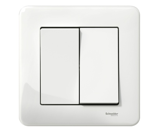 [WDE008218] Kytkin Schneider Exxact 5 kruunu uppo IP44 valkoinen
