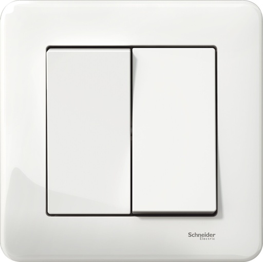 [WDE008227] Kytkin Exxact 6+6 uppo valkoinen