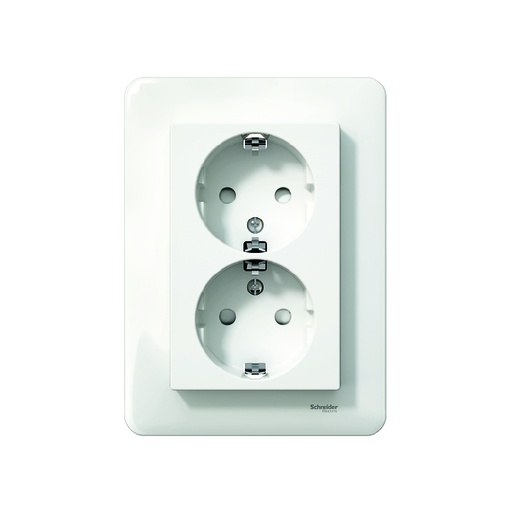 [WDE008287] Pistorasia Schneider Exxact 2-os maadoitettu uppo valkoinen